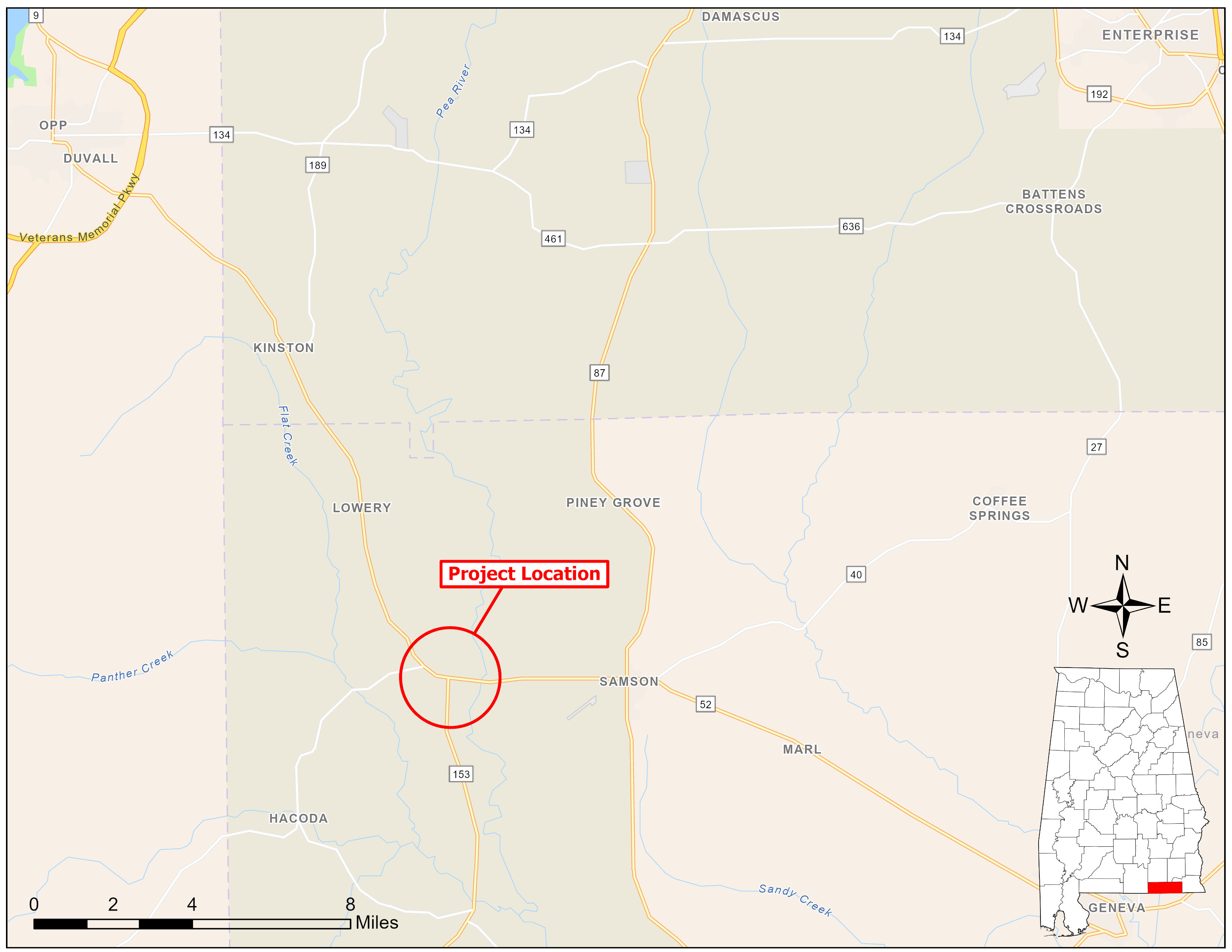 AL-52 Roundabout Location Map