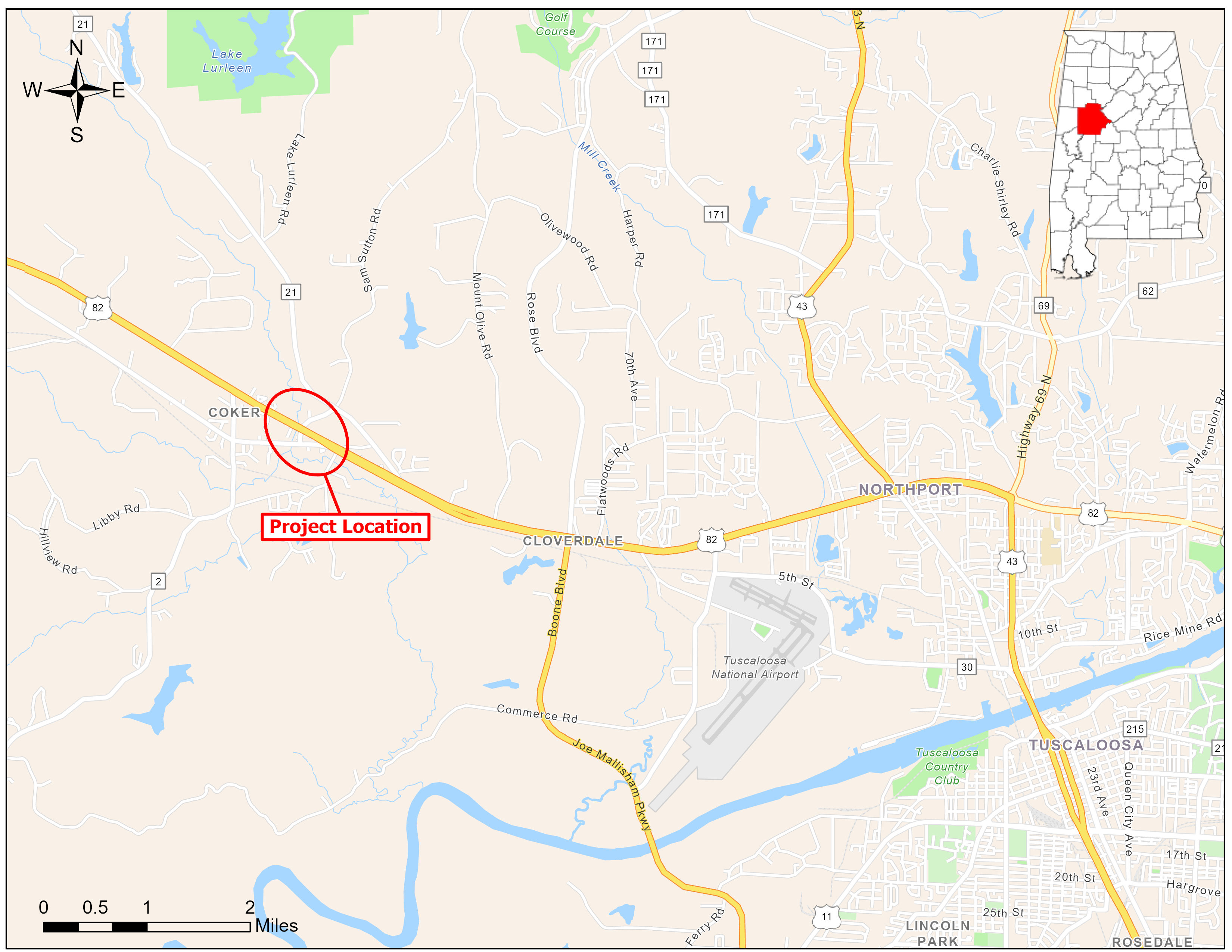 Big Creek Location Map